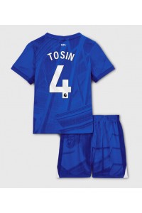 Fotbalové Dres Chelsea Tosin Adarabioyo #4 Dětské Domácí Oblečení 2025-26 Krátký Rukáv (+ trenýrky)